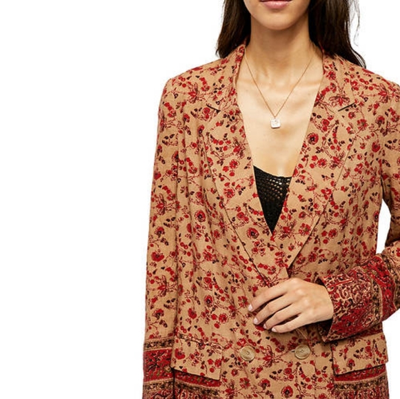 FREE PEOPLE Bellflower Blazer - Picture 2 of 6